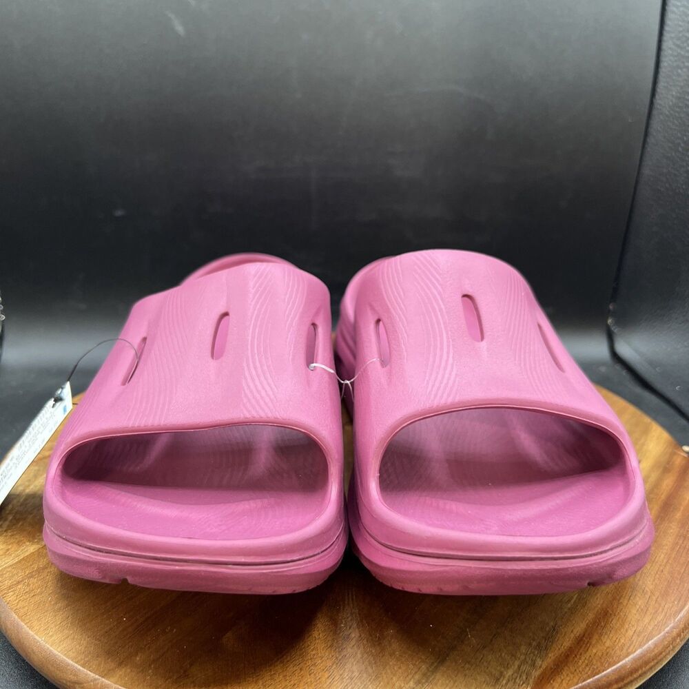 Hoka Men's Size 10 Ora Recovery 3 Beet Root Purple Comfort Slide Sandal Shoes - Picture 2 of 7